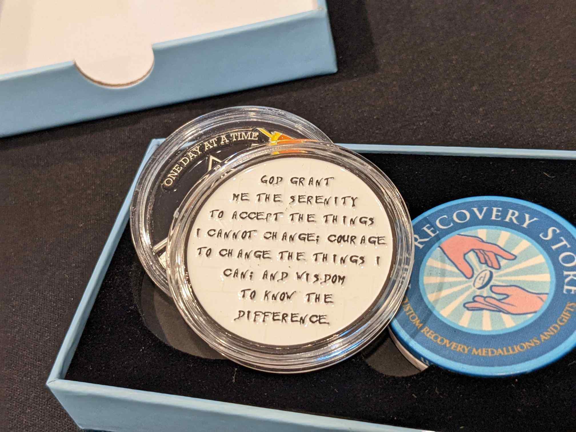 Sun & Moon AA Coin 24hr-11 Months Sobriety Chip