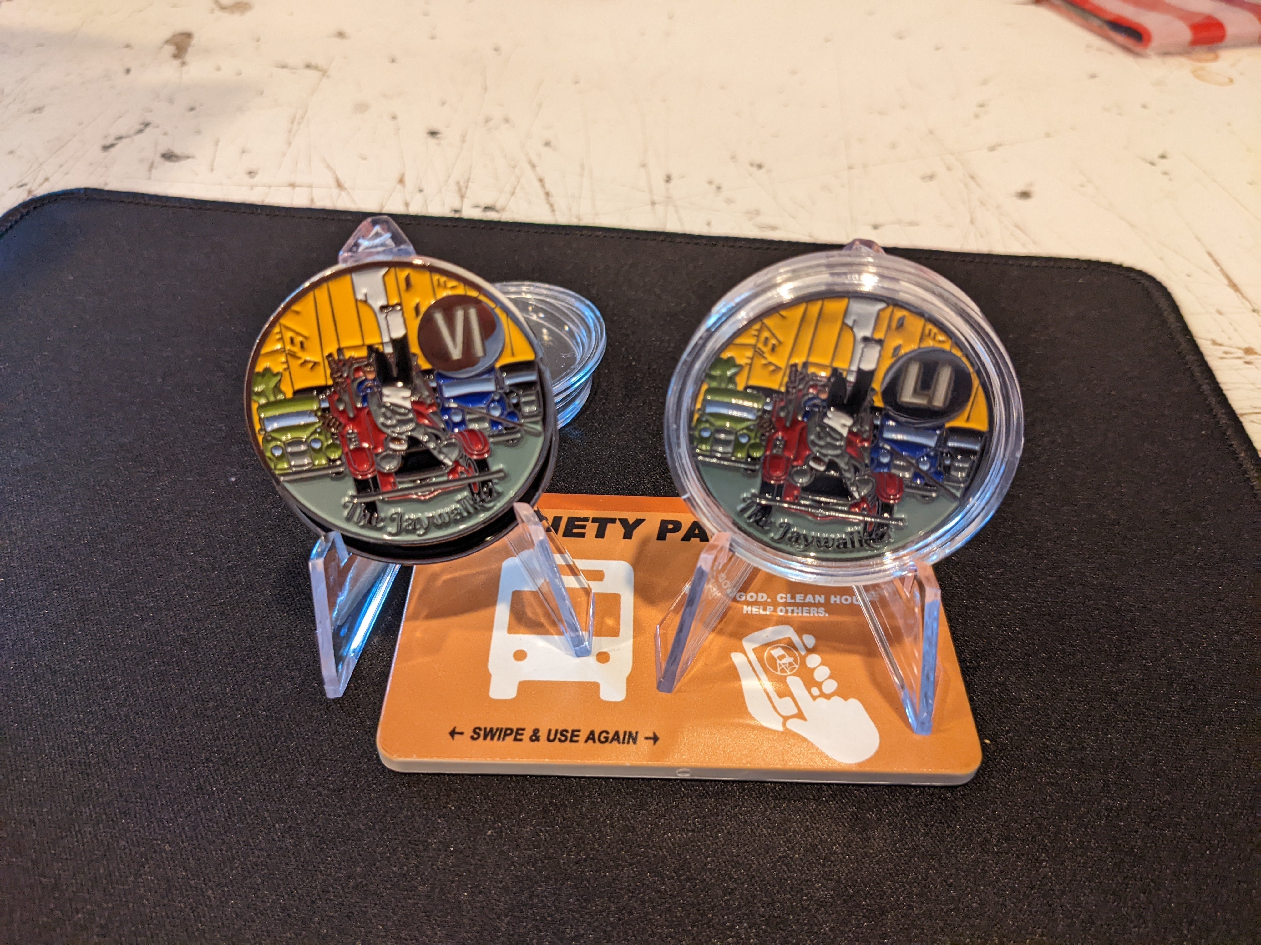 AA Jaywalker Medallion – Sobriety Coin (24hrs to 11 Months)