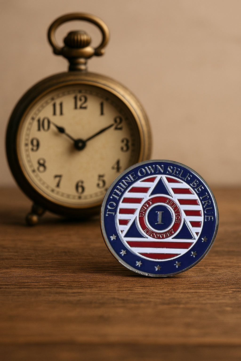Patriotic AA Medallion | 1-60 Years | Custom Engraving Option Available