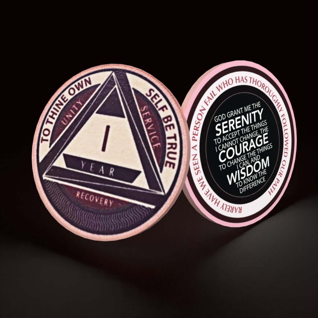 AA Yearly Poker Chip PINK