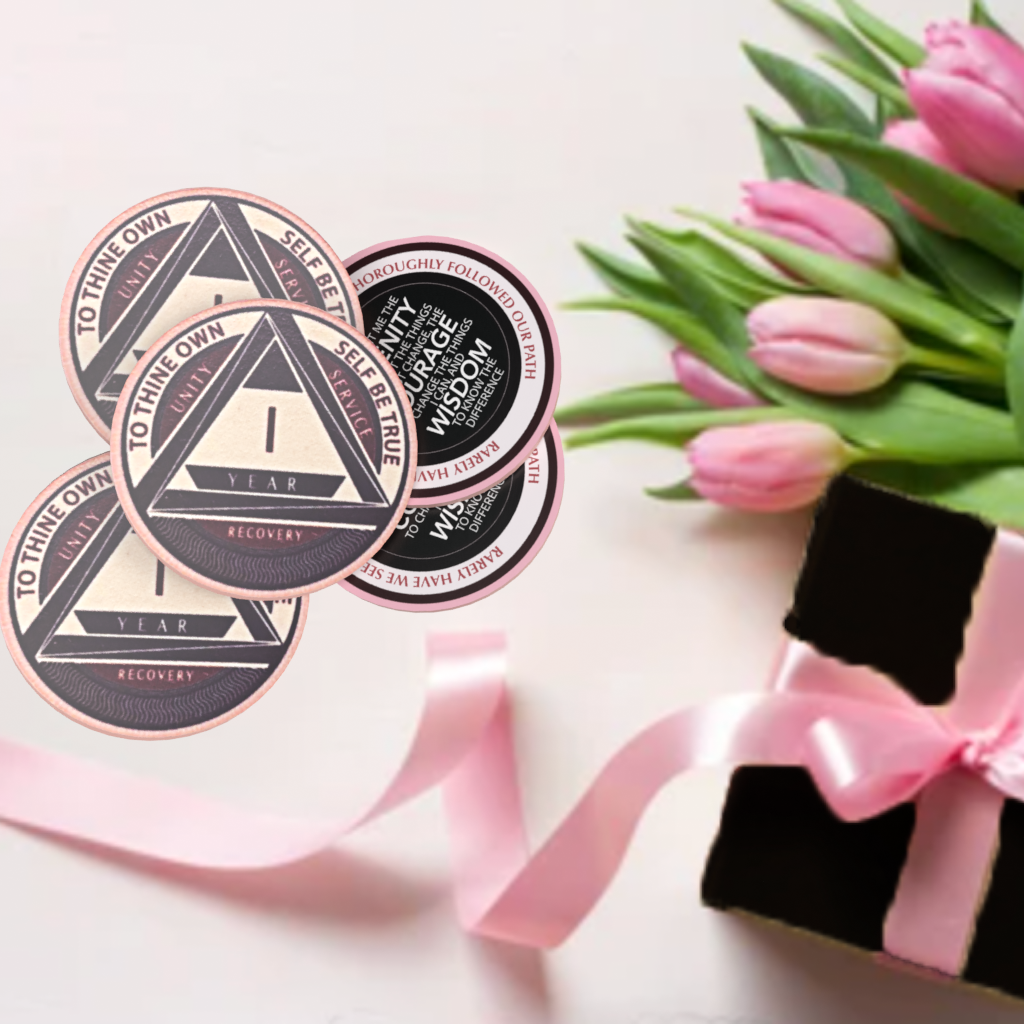 AA Yearly Poker Chip PINK