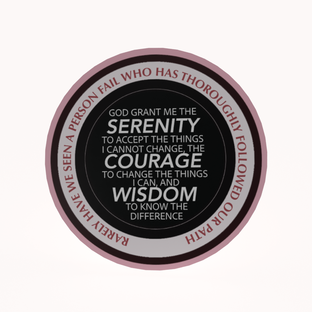 AA Yearly Poker Chip PINK