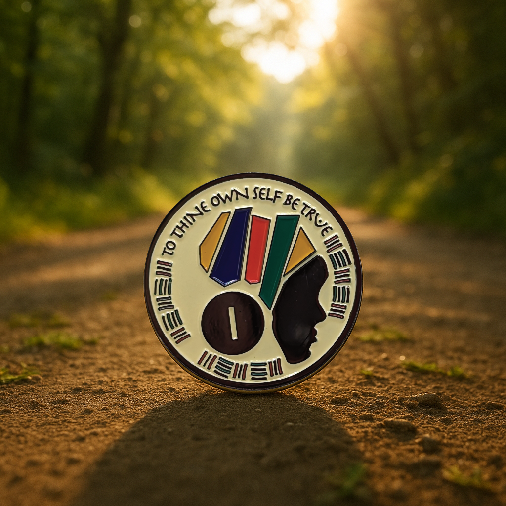 African Queen AA Coin 1-60yrs Sobriety Chip