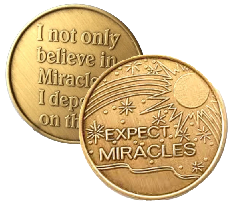 "Expect Miracles" Bronze AA Coin