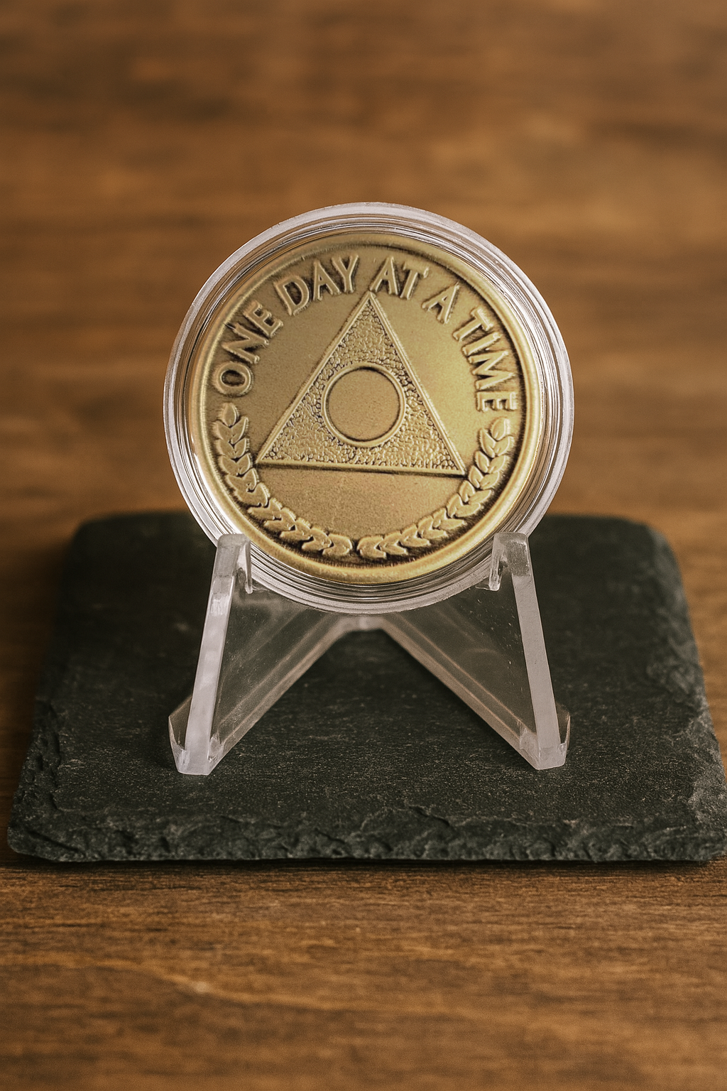 Al-Anon Bronze Medallion – One Day at a Time | Serenity Prayer | Recovery Token