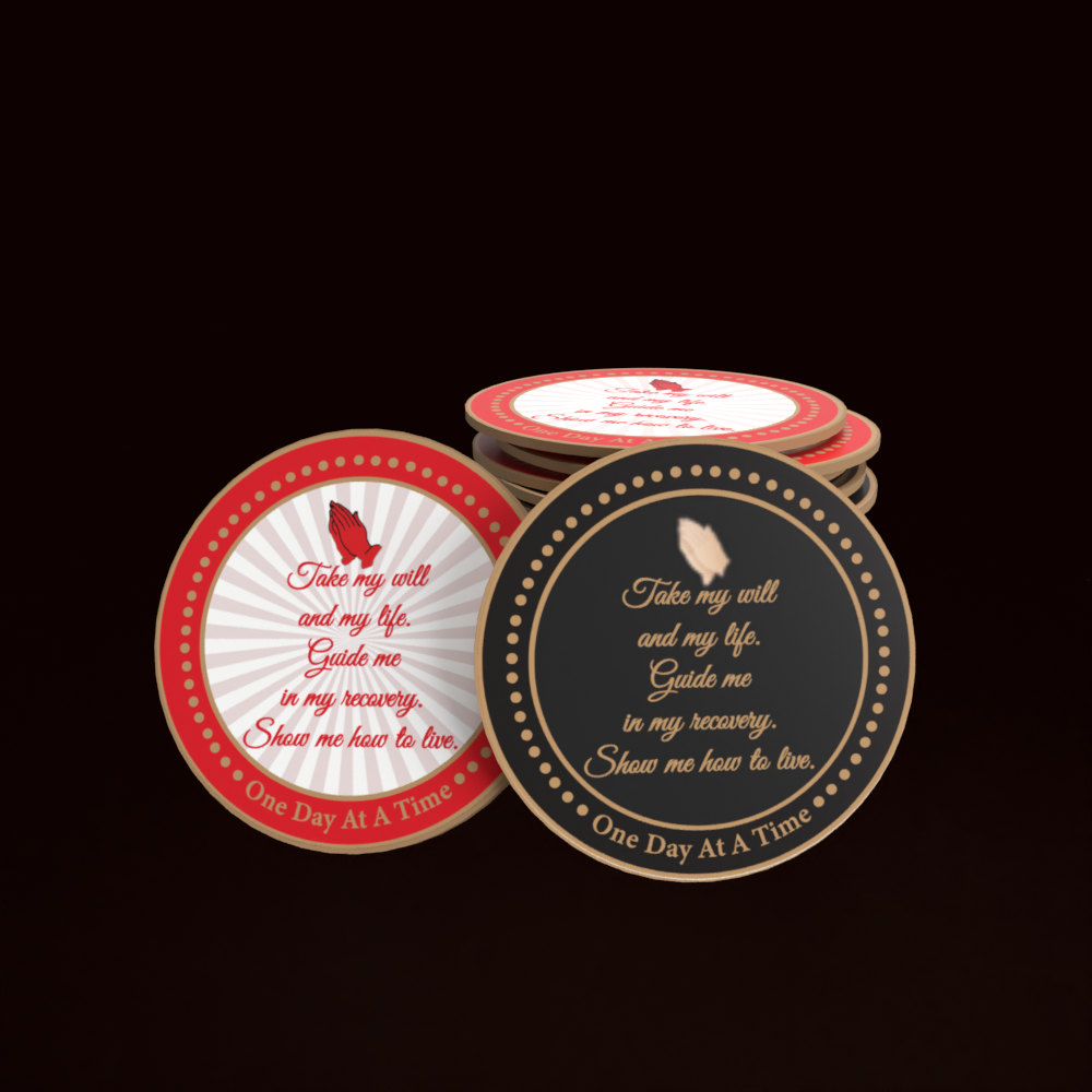 NA 3rd Step Prayer Chip