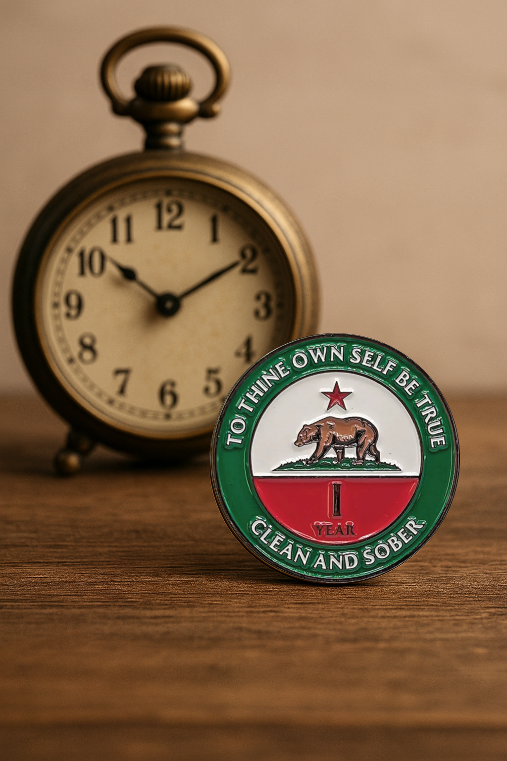 California AA Coin 1-50yrs Sobriety Chip