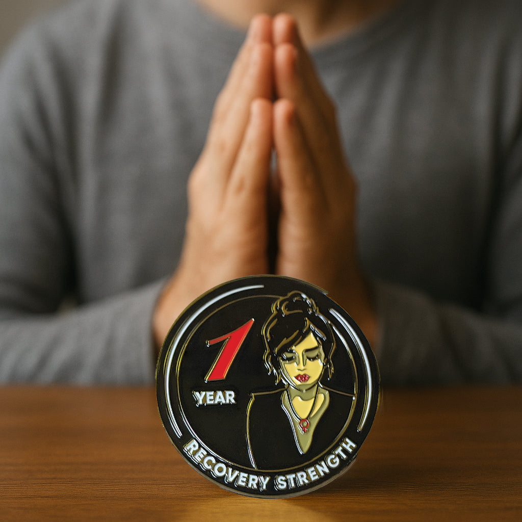 Women of Serenity AA Medallion Comes in Red Gift Box 1-50 Years