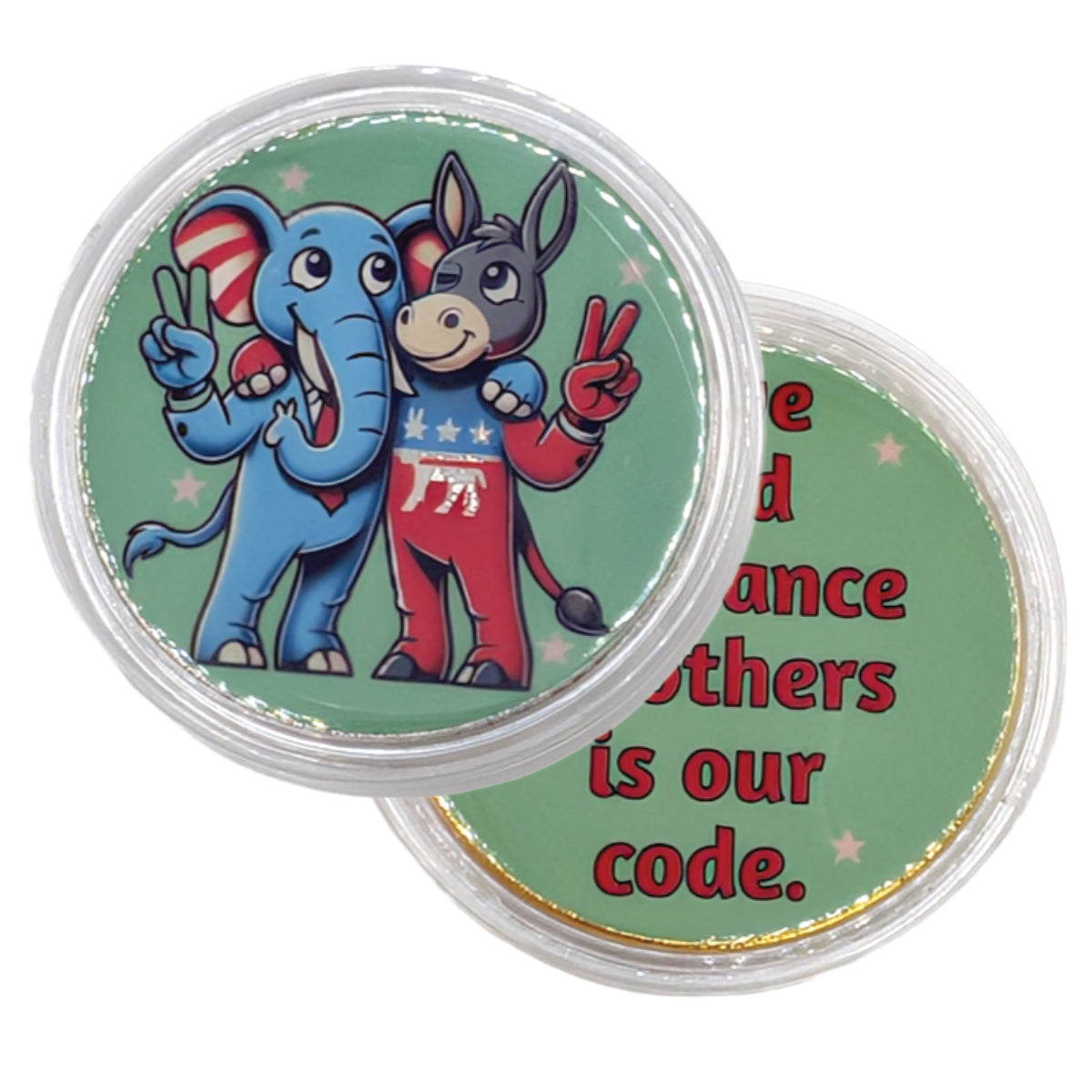 Love and Tolerance Affirmation Medallion