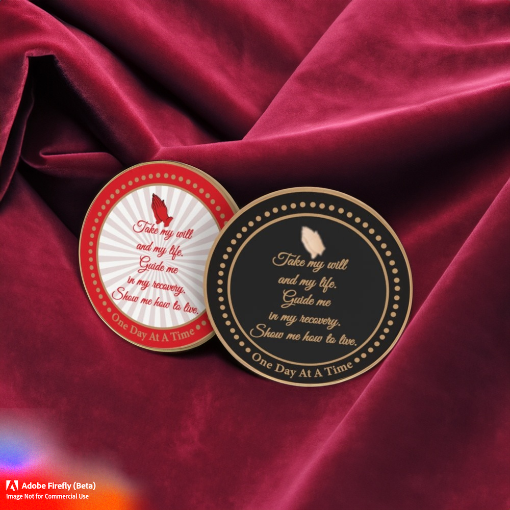 NA 3rd Step Prayer Chip