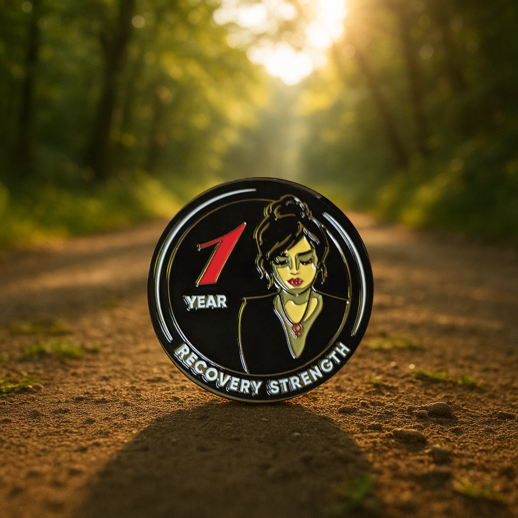 Women of Serenity AA Medallion Comes in Red Gift Box 1-50 Years