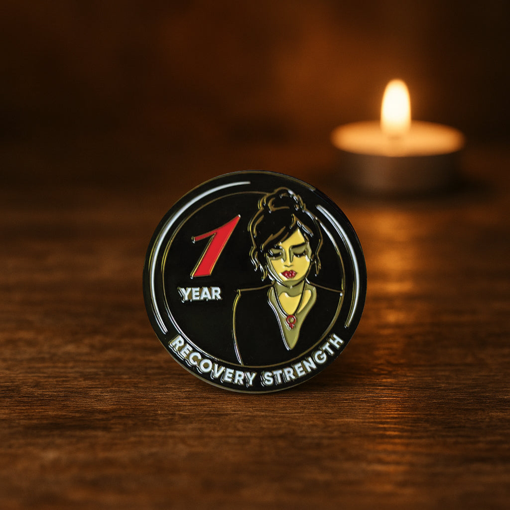 Women of Serenity AA Medallion Comes in Red Gift Box 1-50 Years