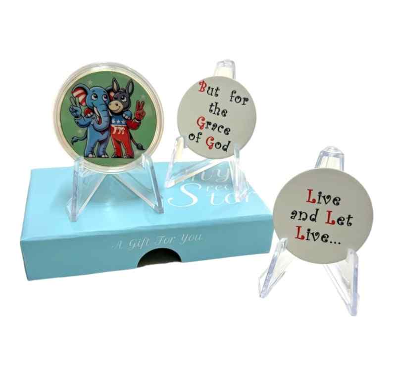 Love and Tolerance Affirmation Medallion