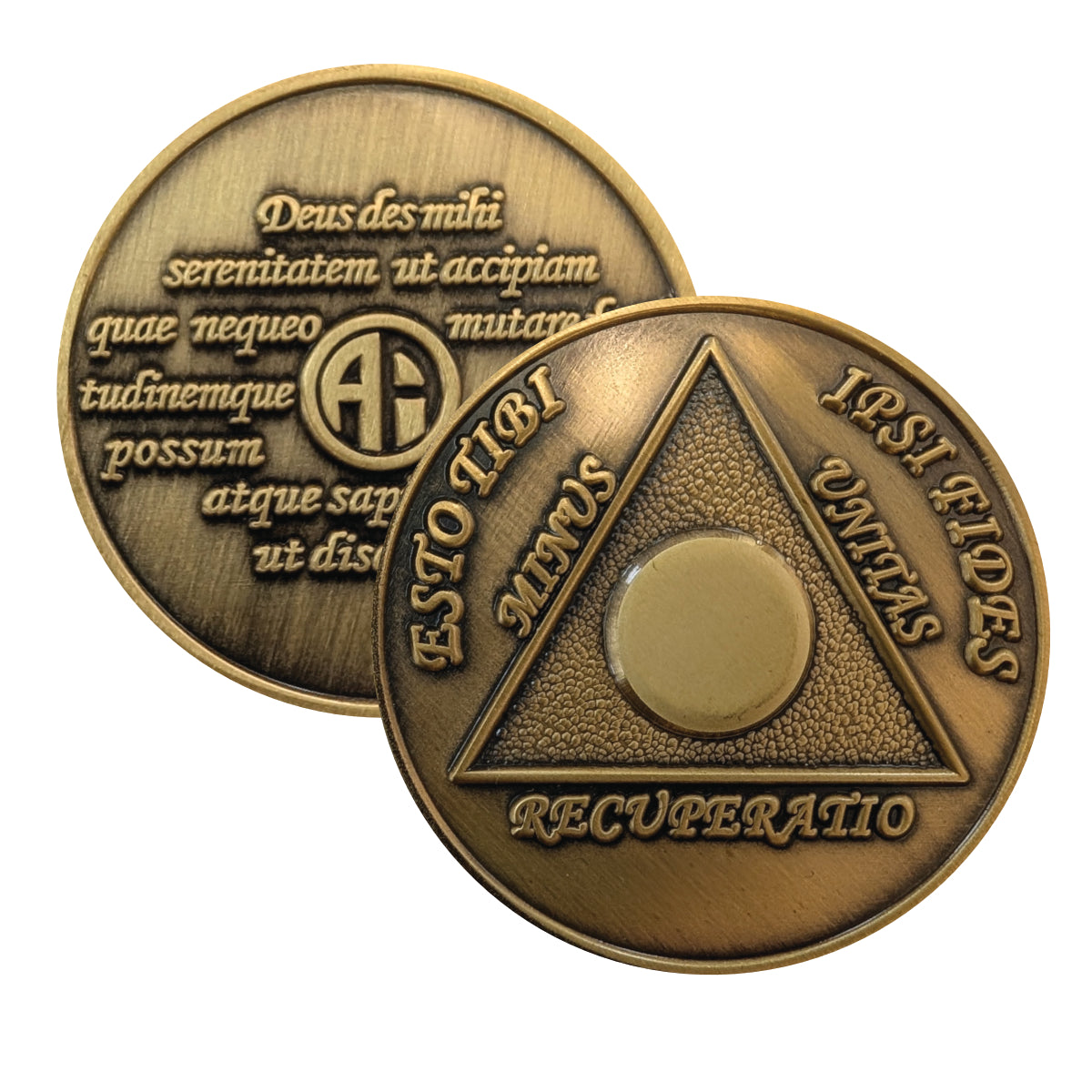 Personalized AA Latin Coin with Raised Latin Text – Available in 1–60 Years
