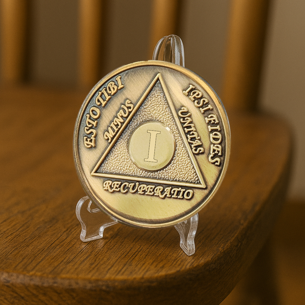 Personalized AA Latin Coin with Raised Latin Text – Available in 1–60 Years