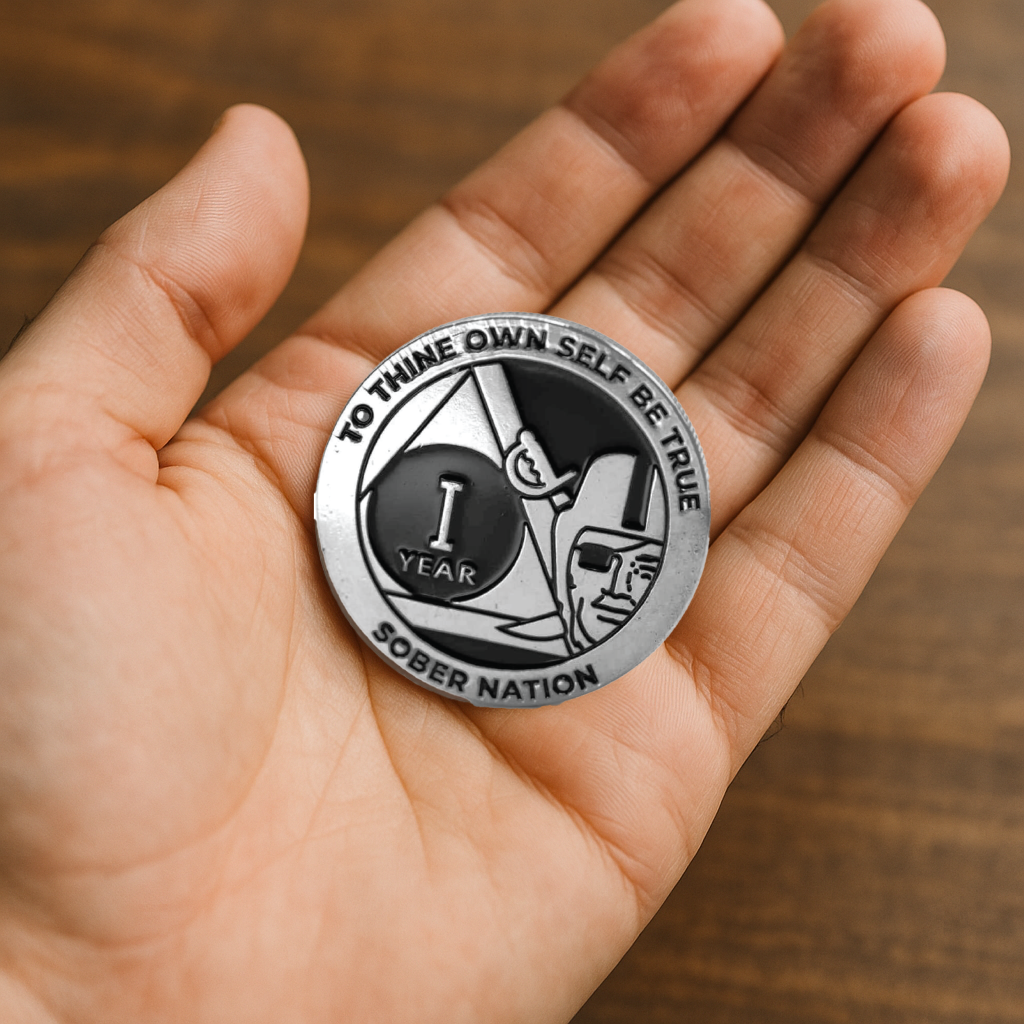 Pirate Raider AA Coin 1-50yrs Sobriety Chip