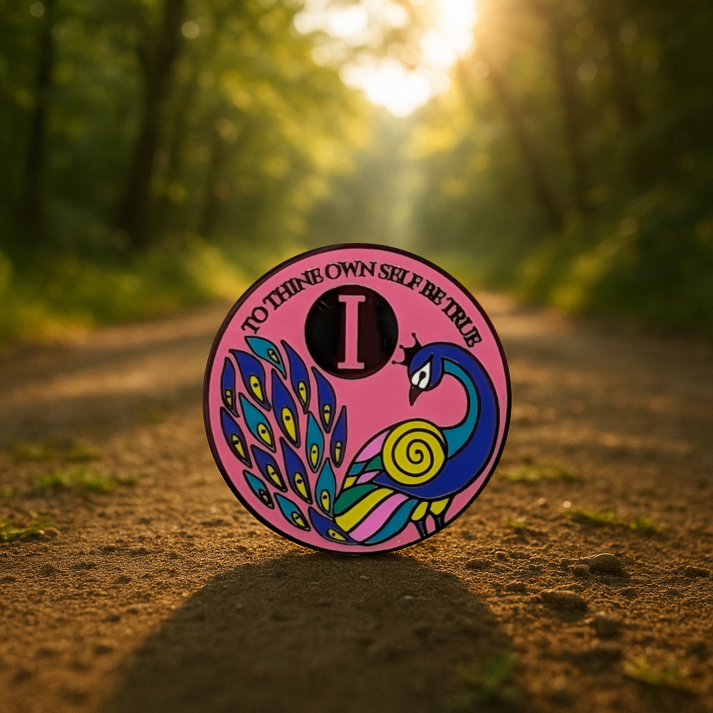 Peacock Recovery Medallion in 1 to 60yrs