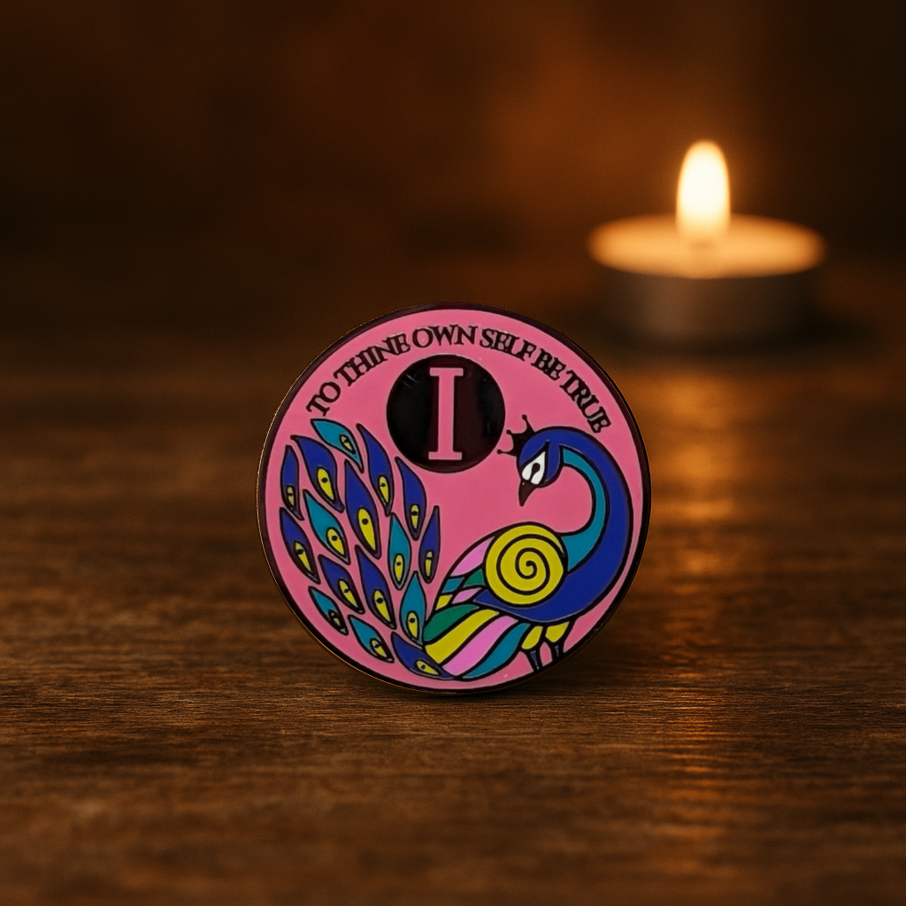 Peacock Recovery Medallion in 1 to 60yrs