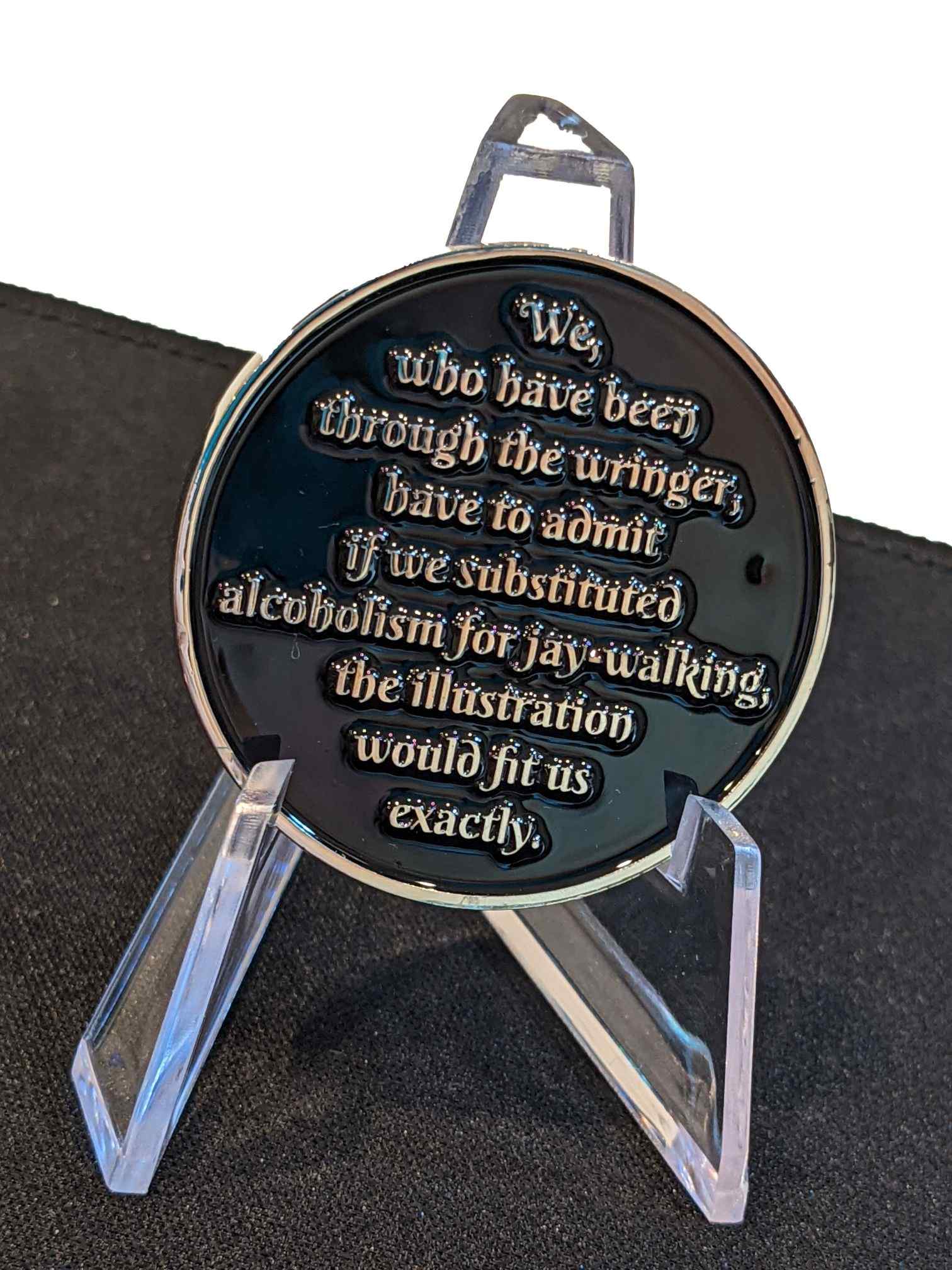 AA Jaywalker Medallion – Sobriety Coin (24hrs to 11 Months)