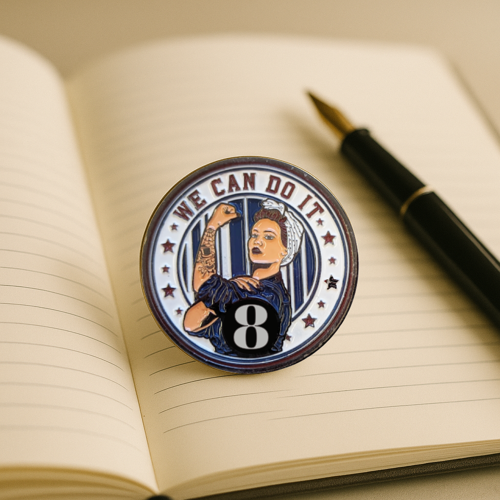 Patriotic Rosie AA Coin 24hr-65yrs Sobriety Chip