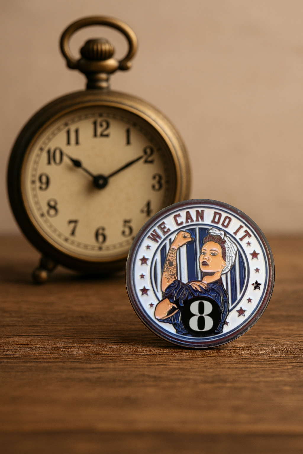 Patriotic Rosie AA Coin 24hr-65yrs Sobriety Chip