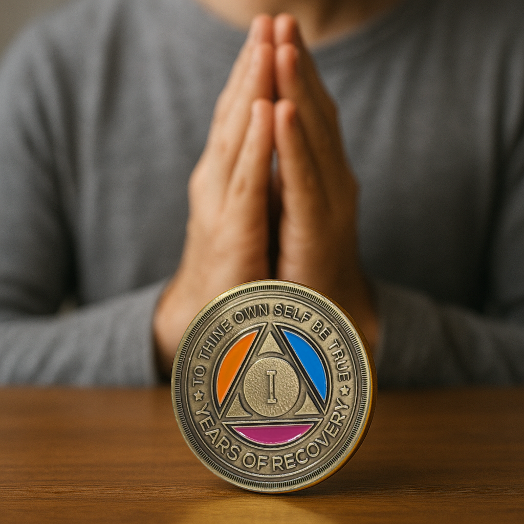 Colorful Roman Numeral AA Coin | 1-60 Years | Custom Engraving Option Available