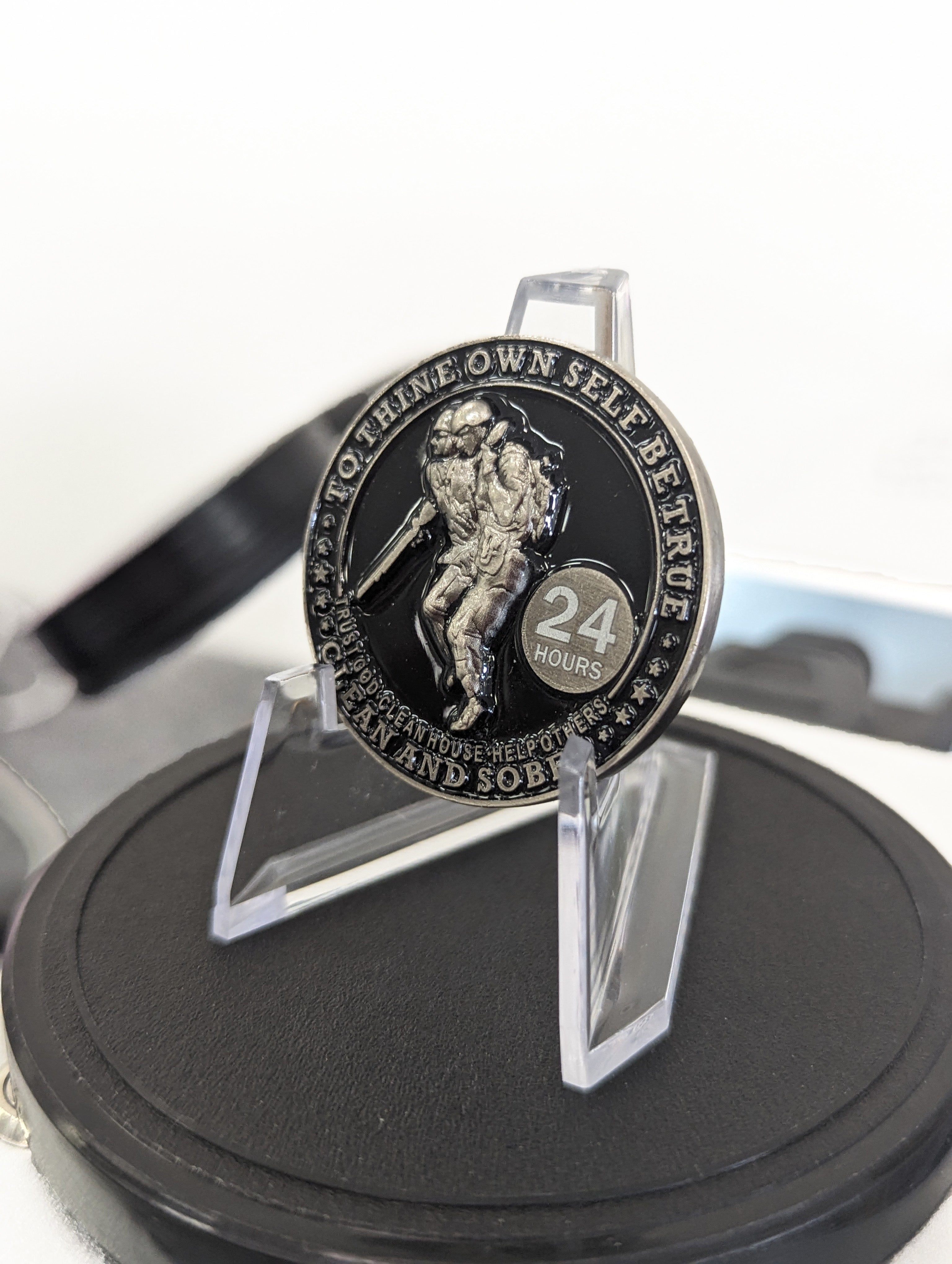 Veterans in Recovery AA Coin 1-60yrs Sobriety Chip