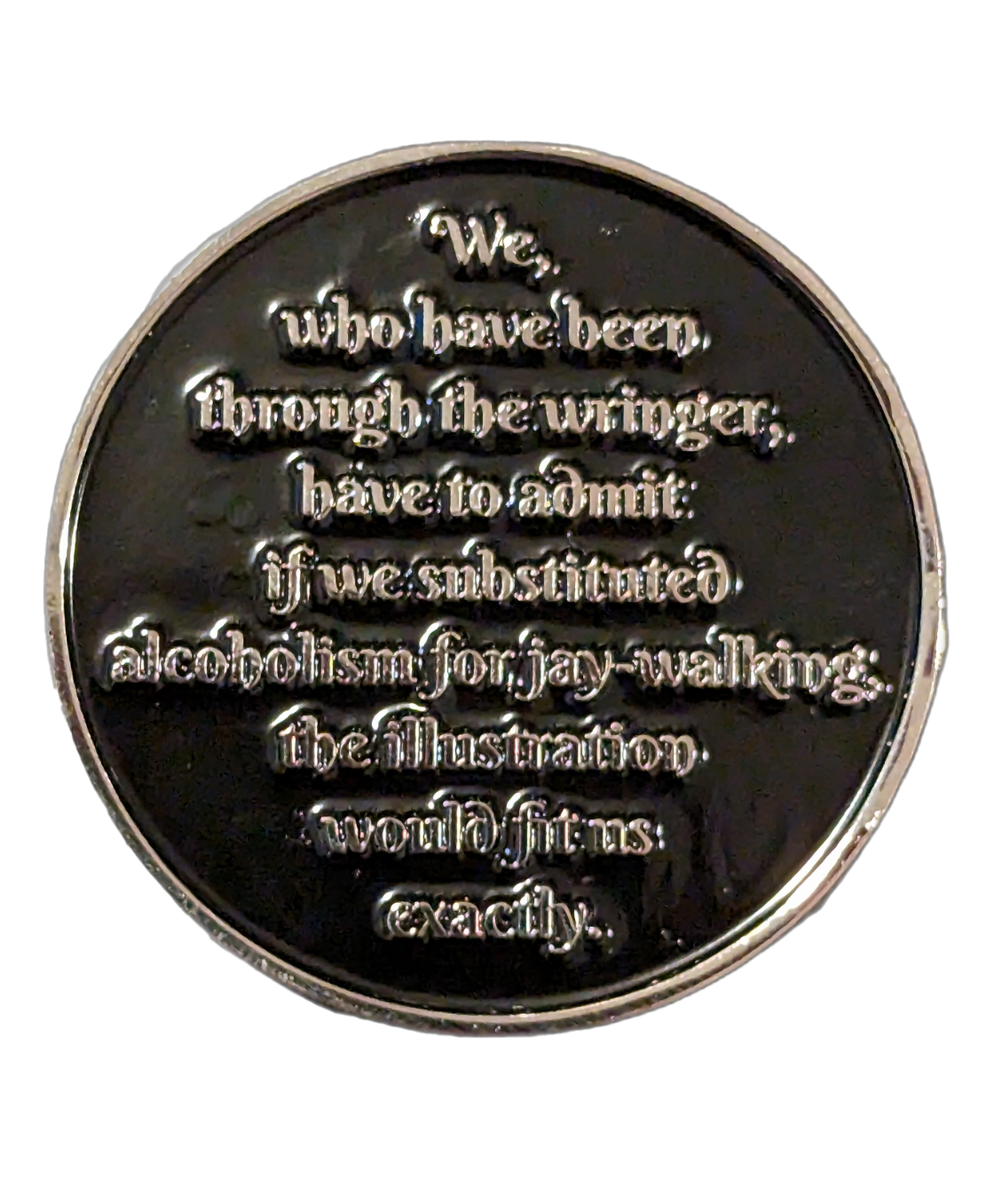 AA Jaywalker Medallion – Sobriety Coin (24hrs to 11 Months)