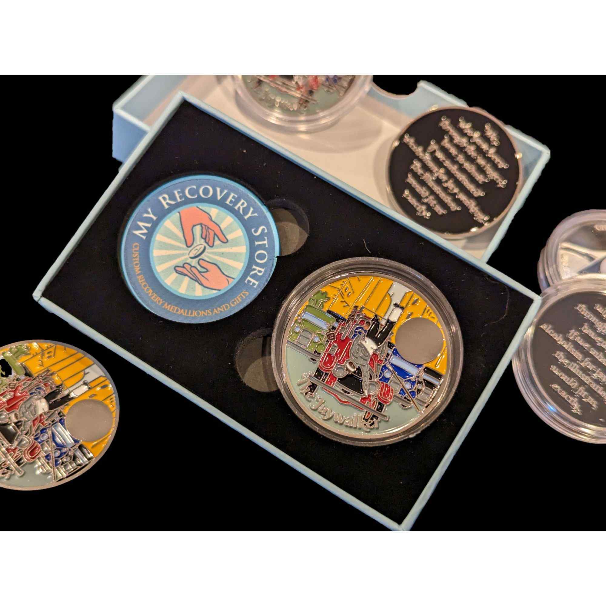 AA Jaywalker Medallion – Sobriety Coin (24hrs to 11 Months)