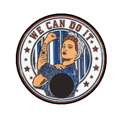 Patriotic Rosie AA Coin 24hr-65yrs Sobriety Chip