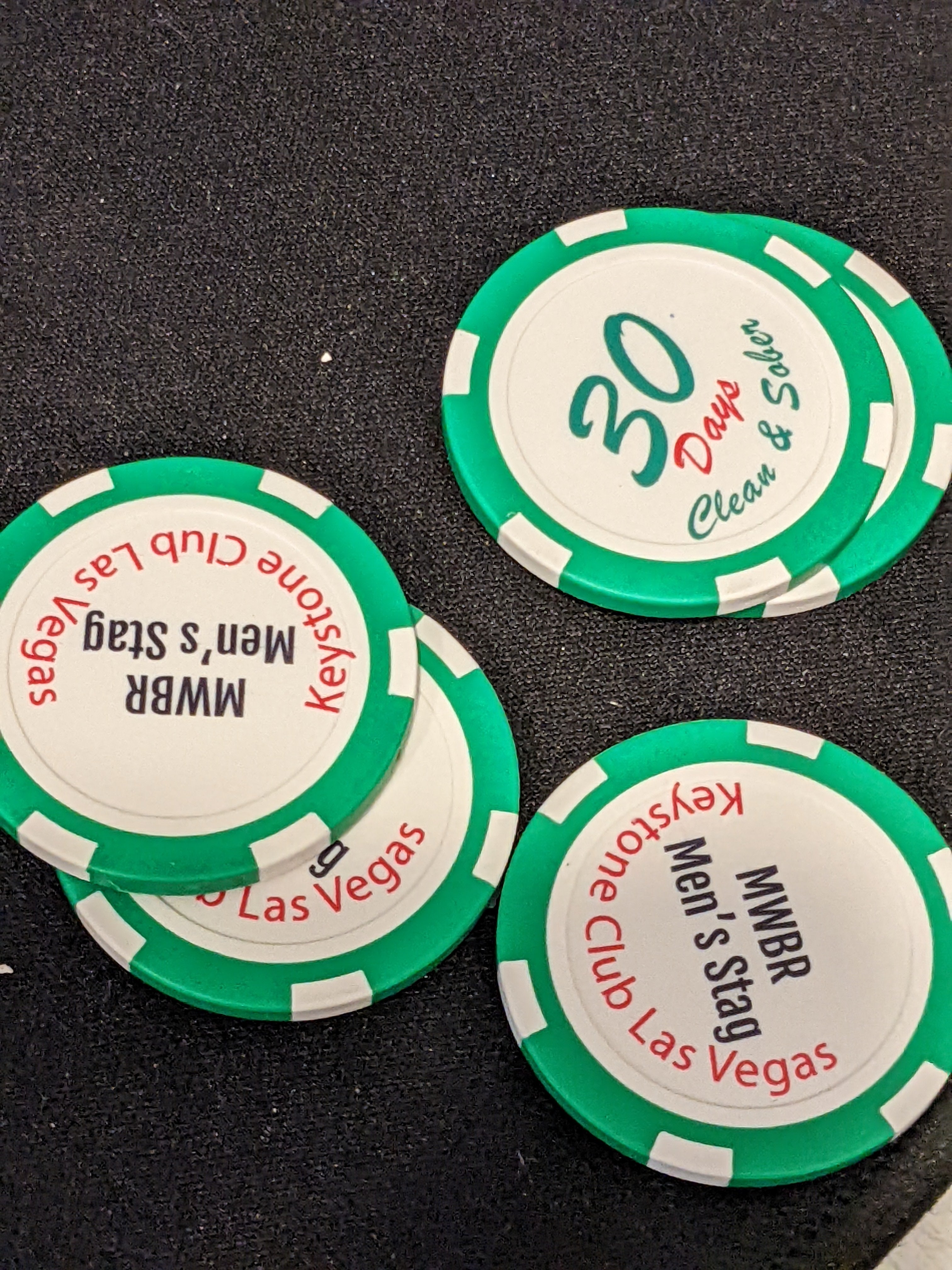 Customize Your Own Alcoholics Anonymous Poker Chips