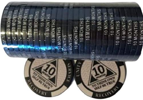 AA Monthly Sobriety Dog Tag with Chip