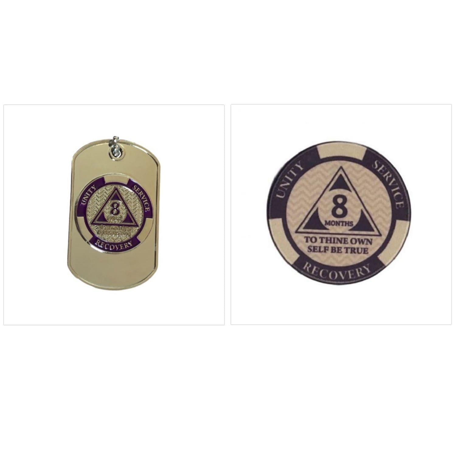 Monthly Dog Tag with Chip