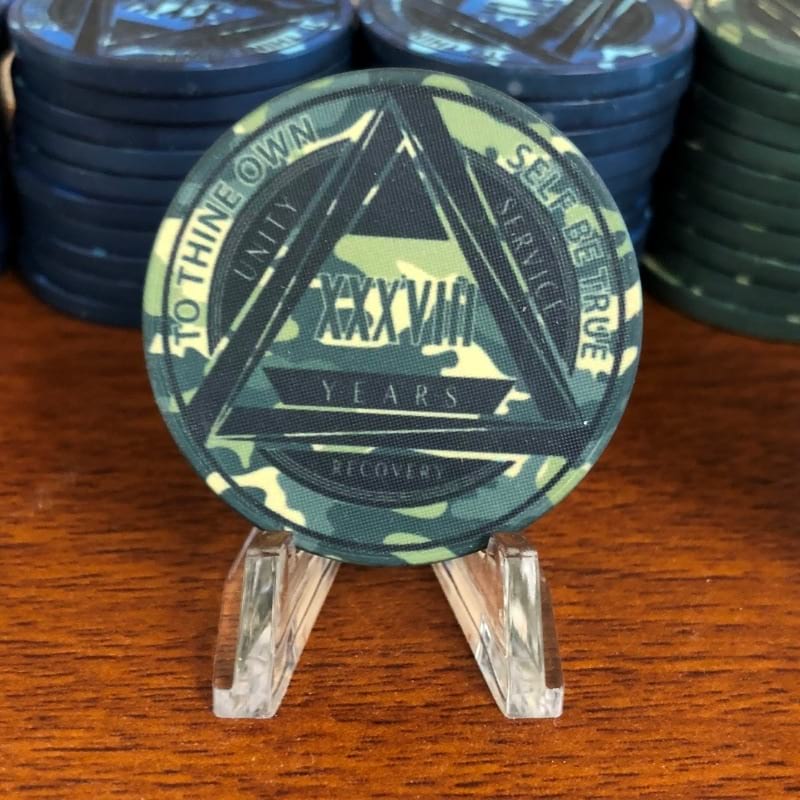 Camo AA Yearly Chip GREEN