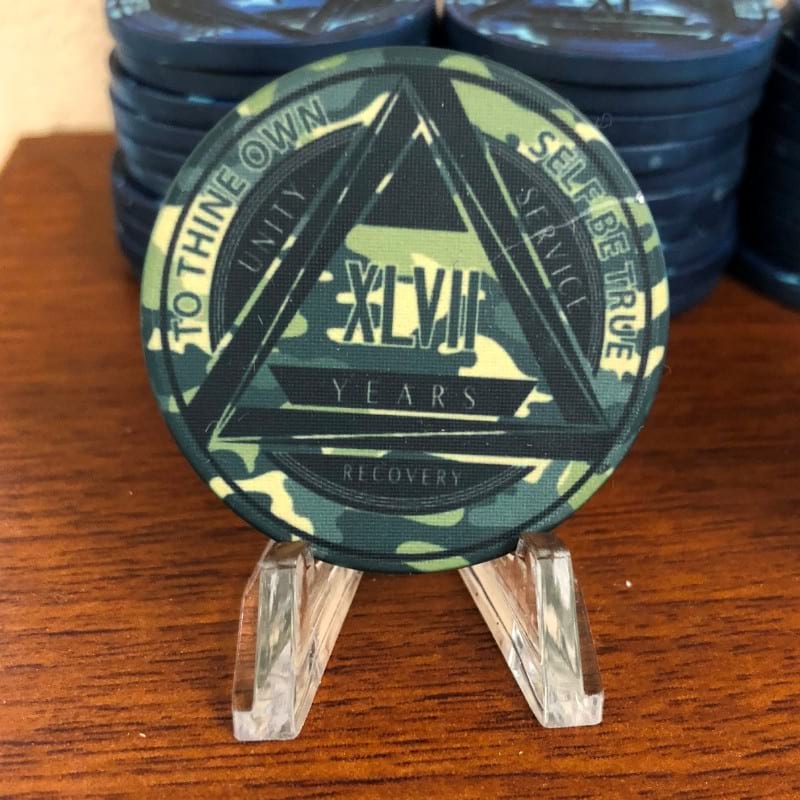 Camo AA Yearly Chip GREEN