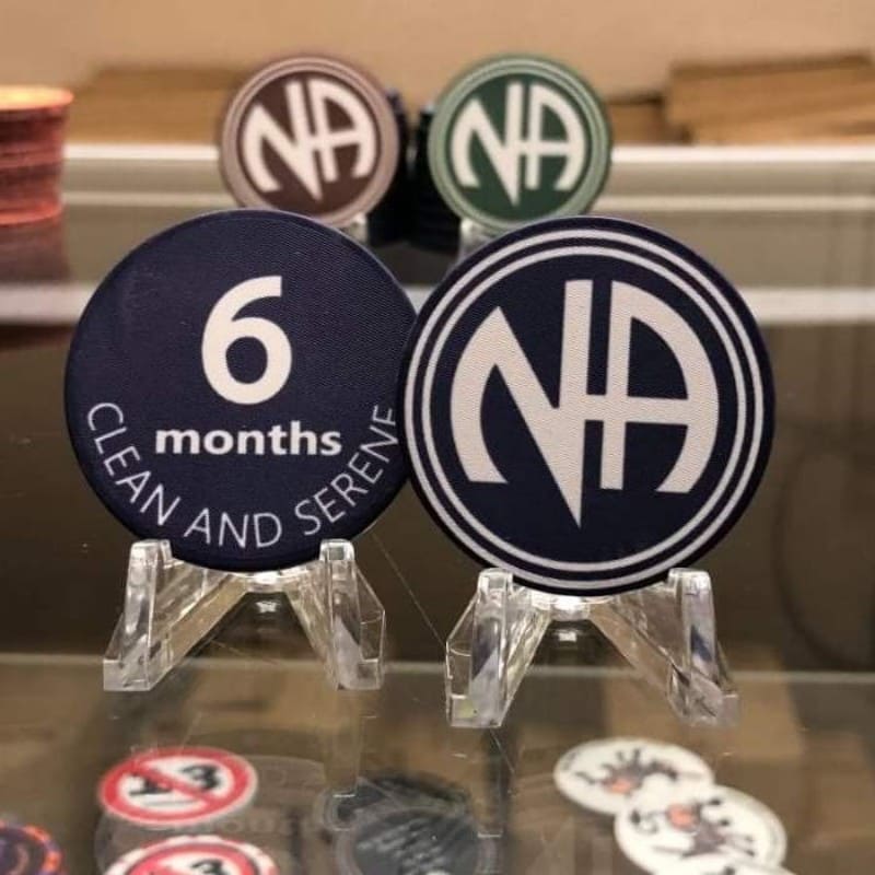 6 Month Narcotics Anonymous Sobriety Chip