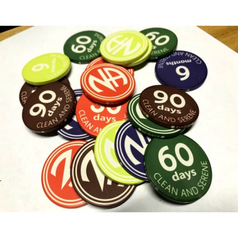 6 Month Narcotics Anonymous Sobriety Chip