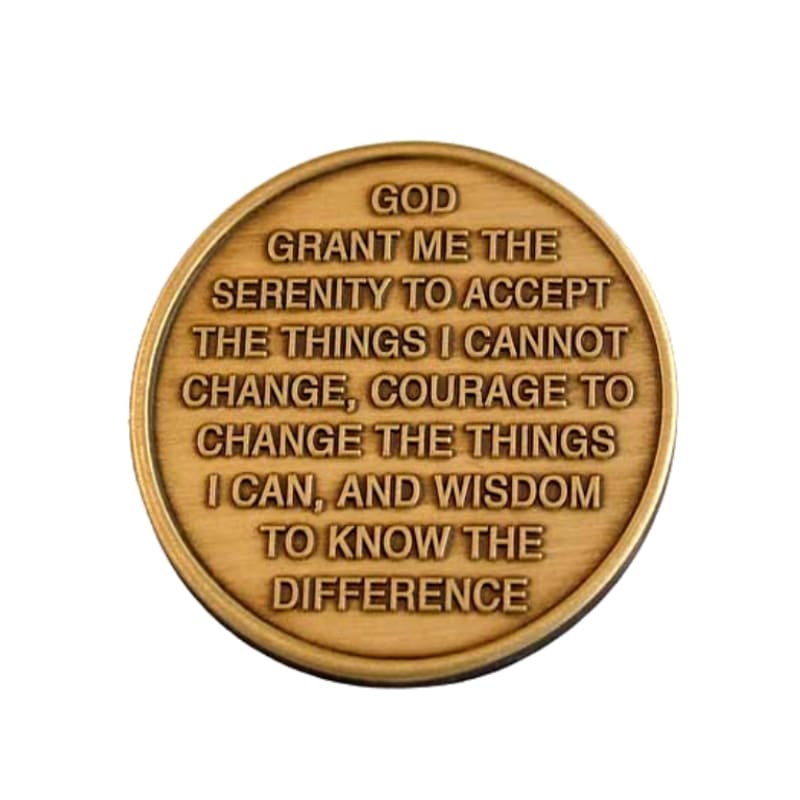 African American in Recovery AA Sobriety Coin