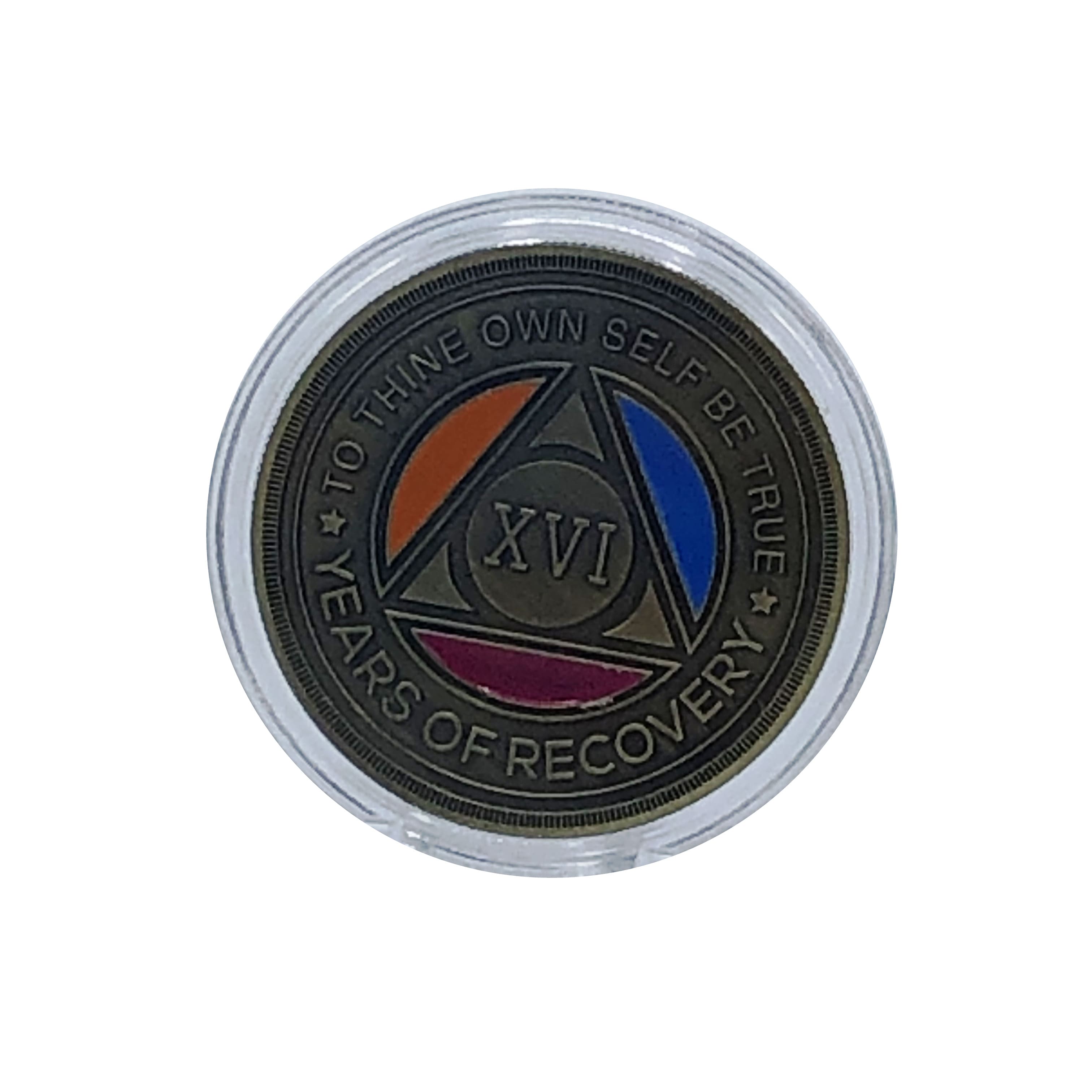 Tri Color Yearly Medallion