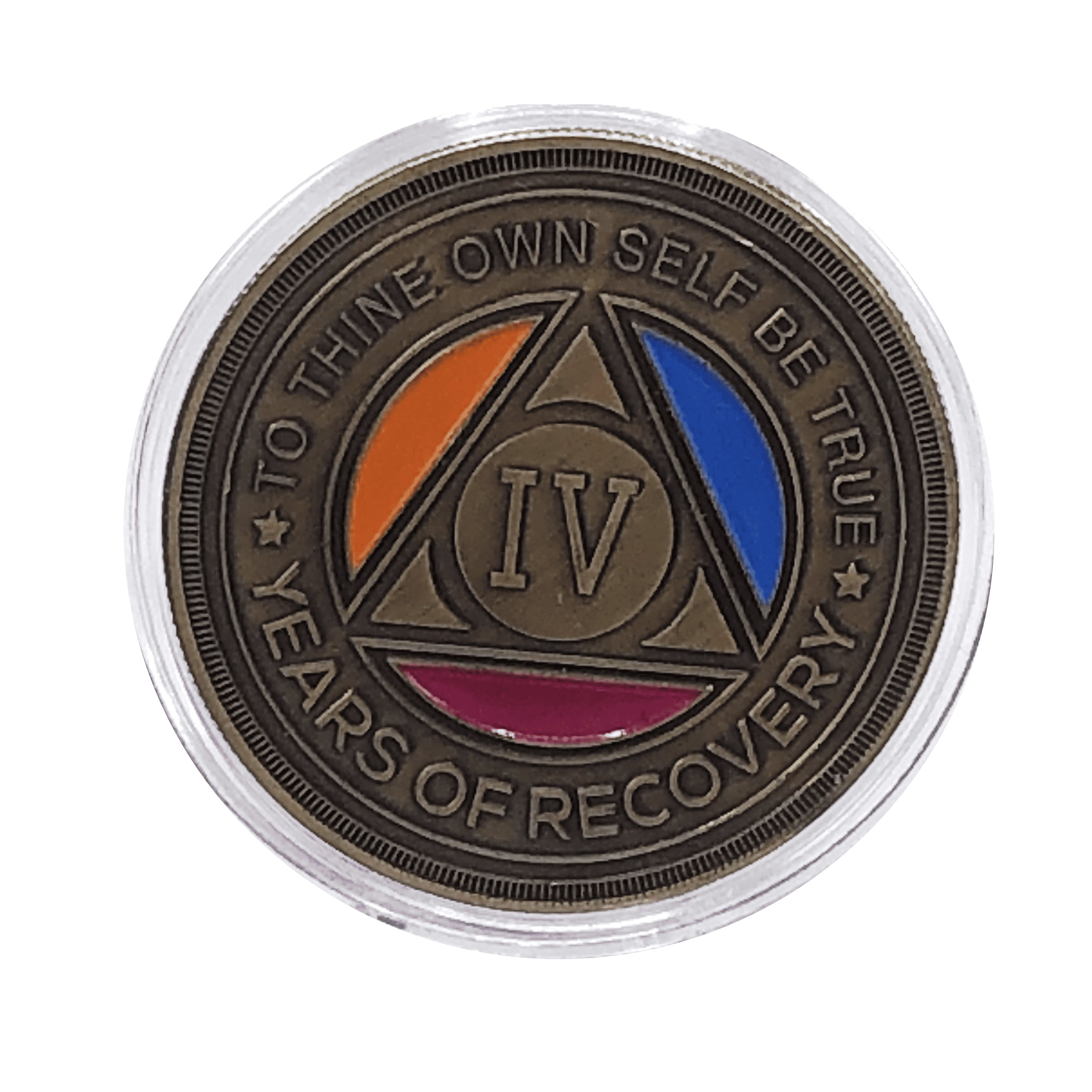 Tri Color Yearly Medallion