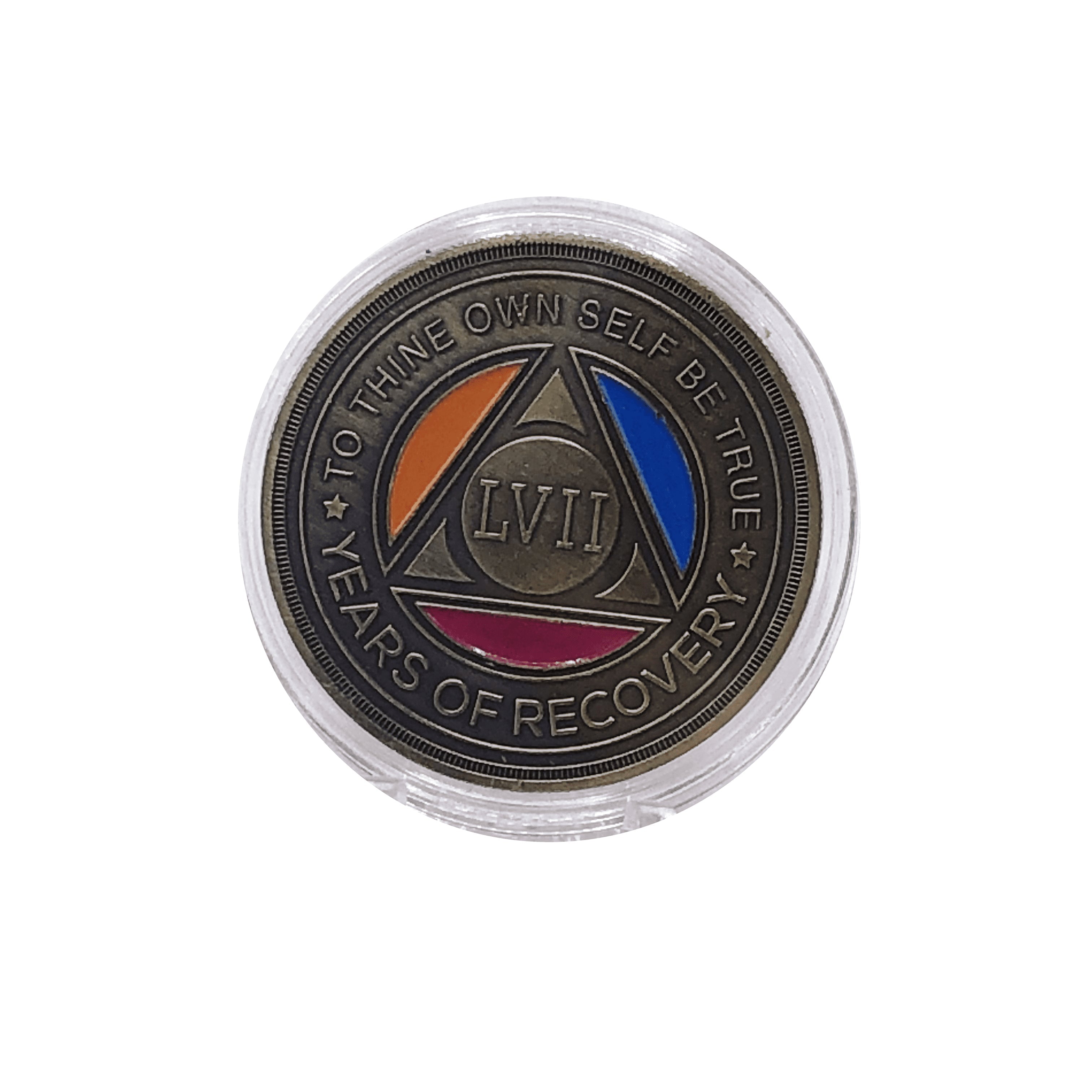 Tri Color Yearly Medallion