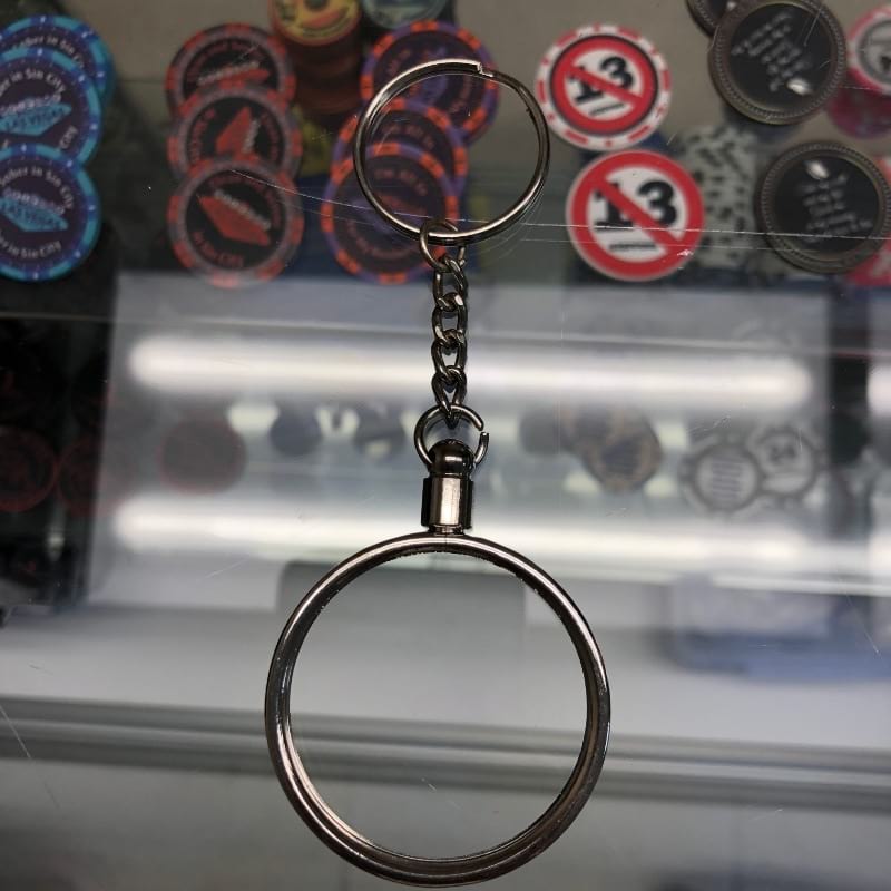 Silver and Gold Keychain Holder