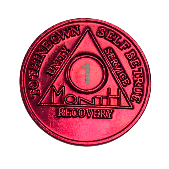 Monthly Aluminum AA Coins (24hr-11 Month)