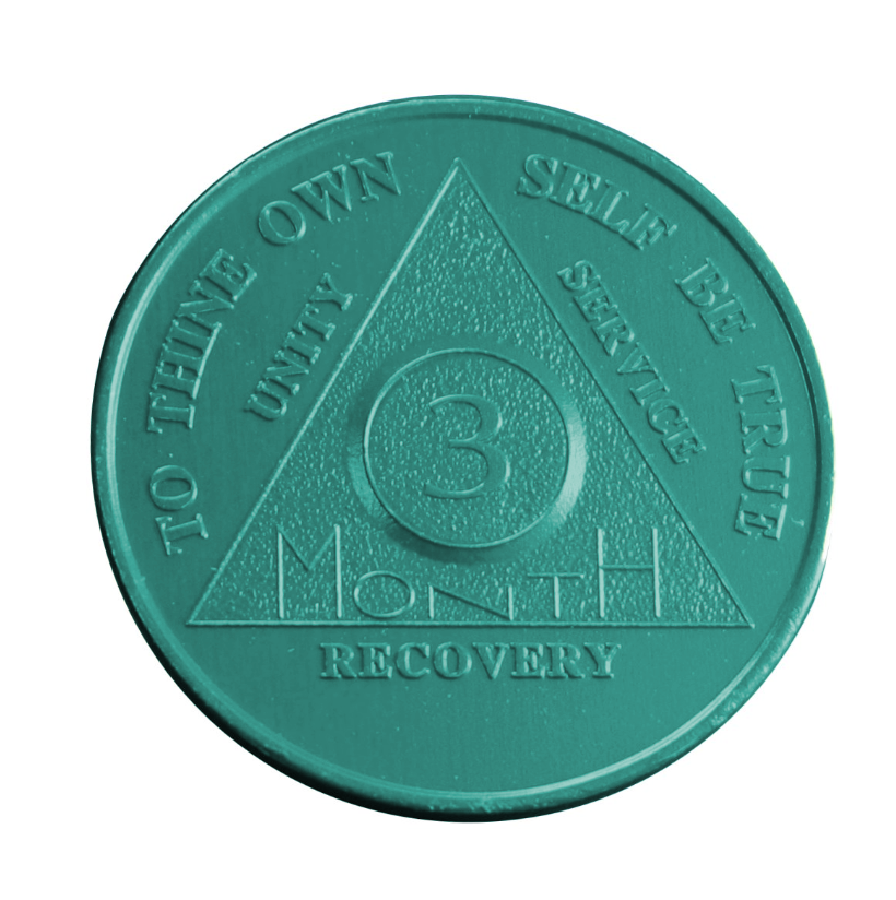 Monthly Aluminum AA Coins (24hr-11 Month)