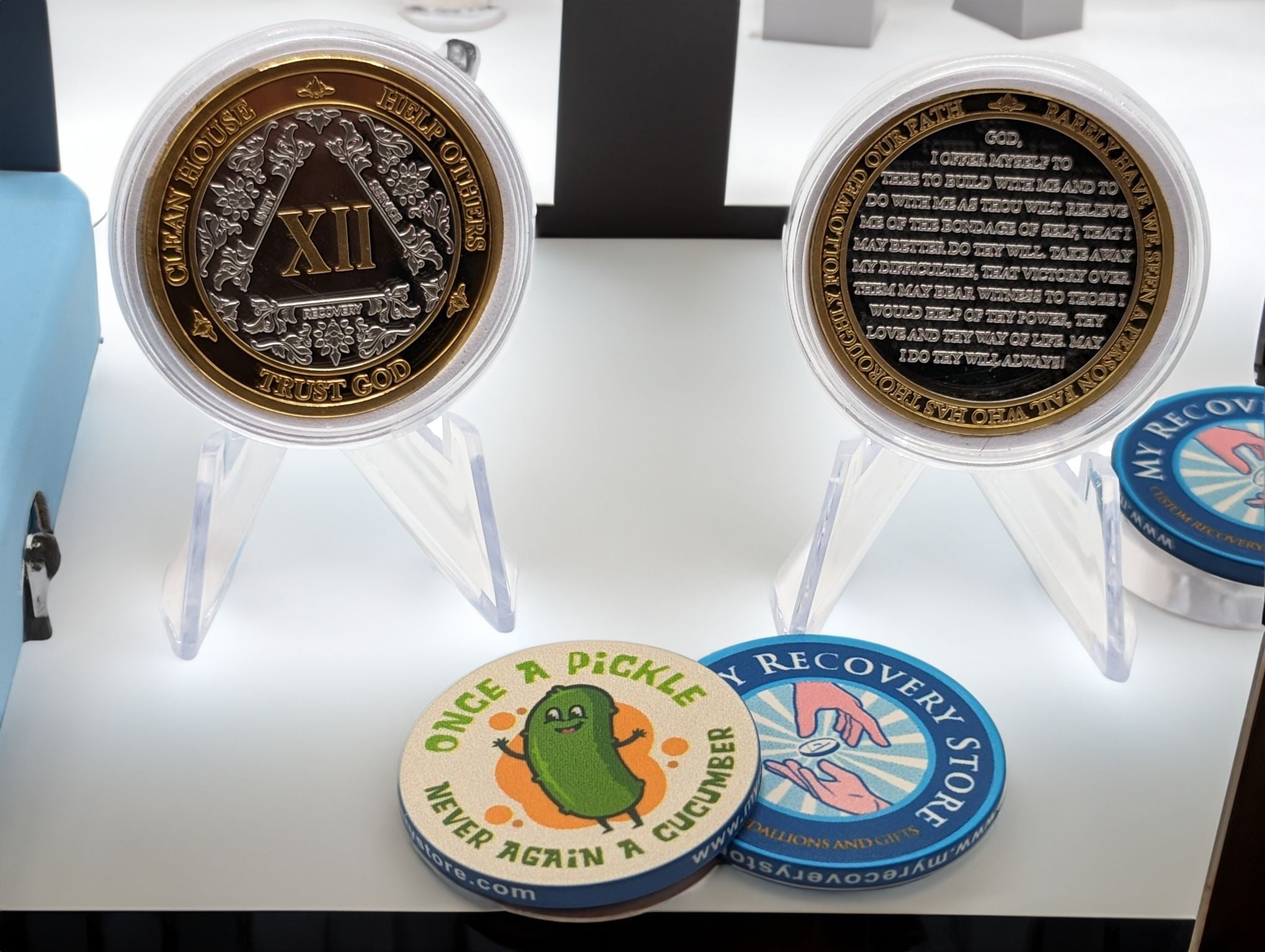 3-Pack AA Medallions: Select Your 3 Years, Silver & Gold Design