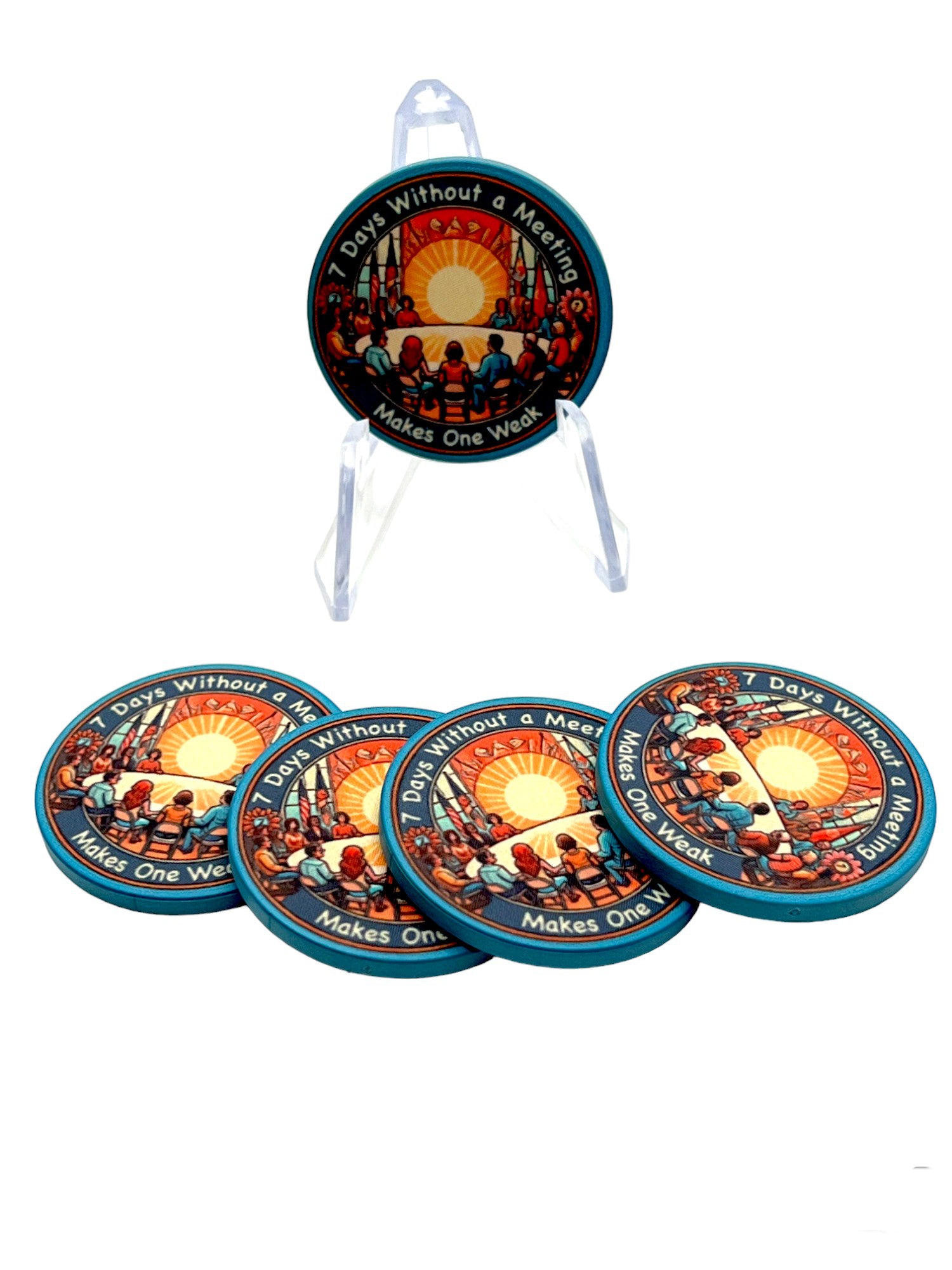 "7 Days Without a Meeting Makes One Weak" Recovery Chip