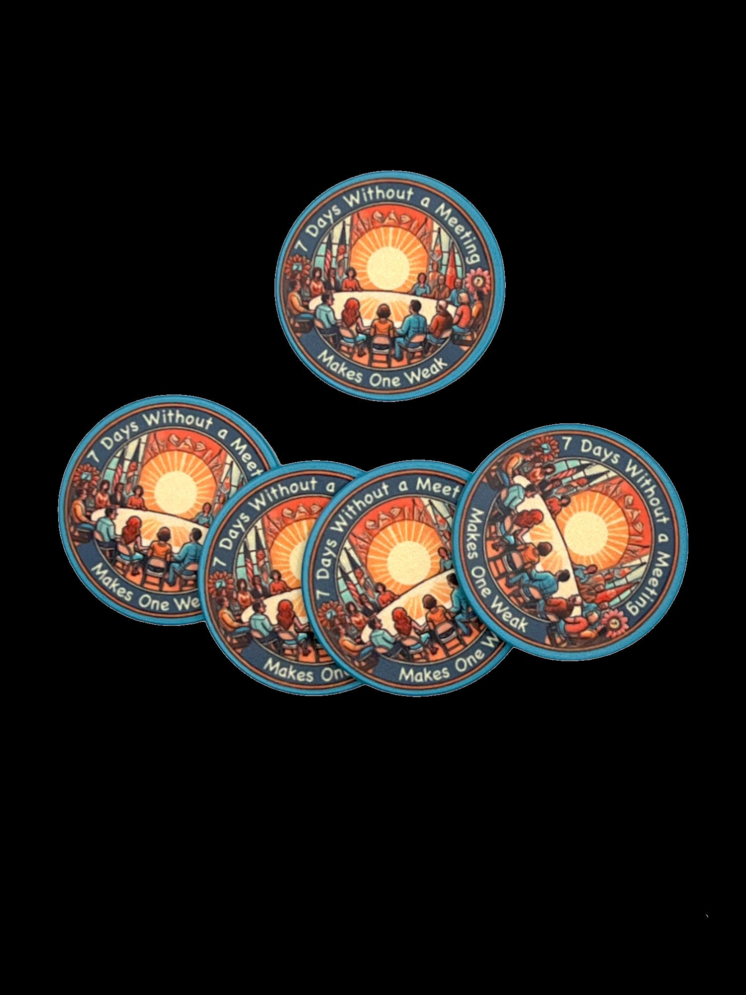 "7 Days Without a Meeting Makes One Weak" Recovery Chip