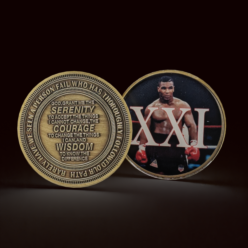 Mike Tyson 21yr Medallion