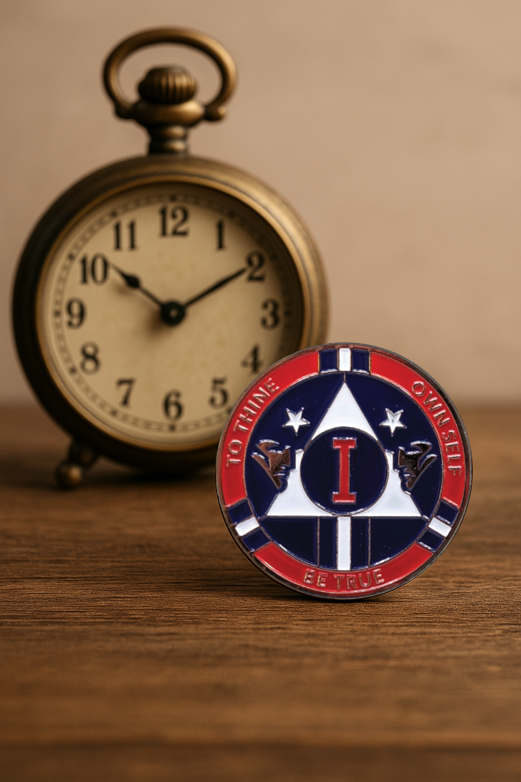 New England Patriot AA Coin 1-50yrs Sobriety Chip