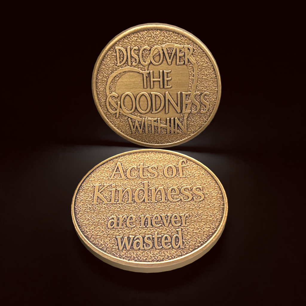 Discover the Goodness AA Coin Sobriety Chip